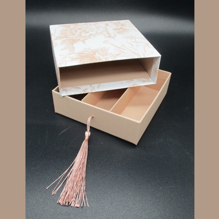 Copia del Bomboniera scatola toile colore cipria CAB-29857