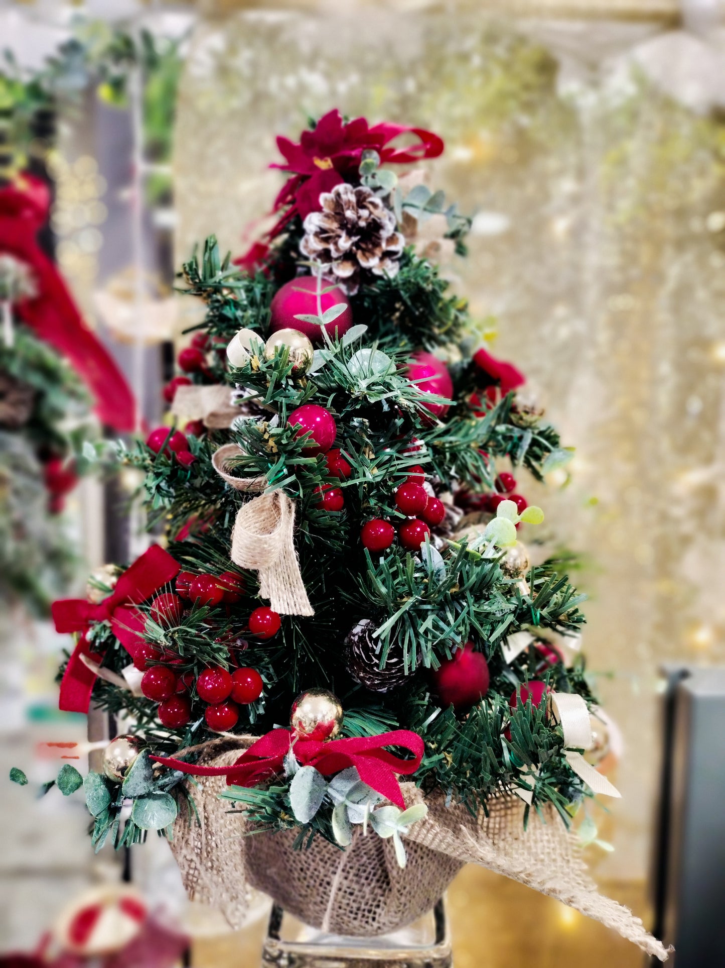 Albero di Natale bacche rosse