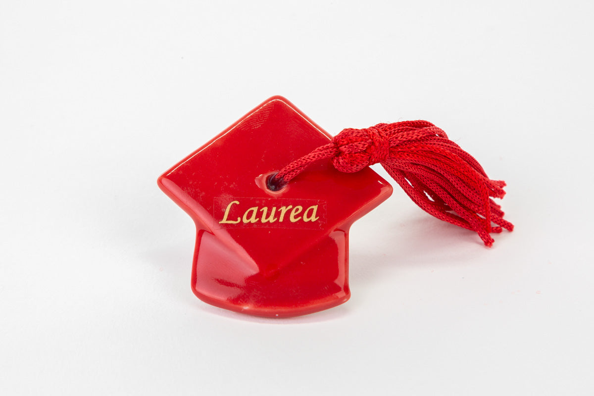 Calamita tocco laurea in porcellana